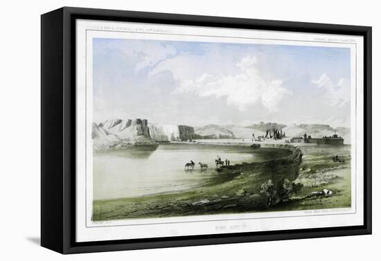 Fort Benton, Montana, USA, 1856-John Mix Stanley-Framed Premier Image Canvas