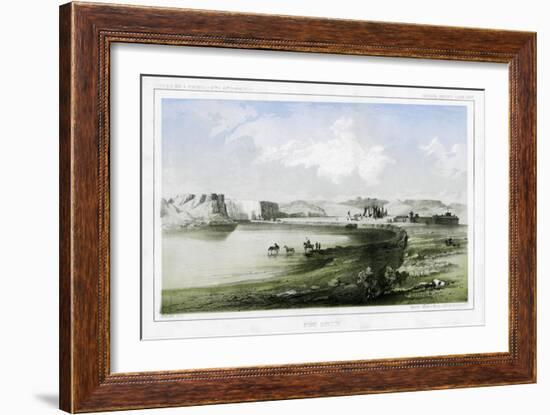 Fort Benton, Montana, USA, 1856-John Mix Stanley-Framed Giclee Print