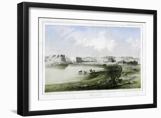 Fort Benton, Montana, USA, 1856-John Mix Stanley-Framed Giclee Print