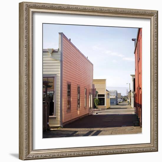 Fort Bragg Alleyway-Lance Kuehne-Framed Photographic Print