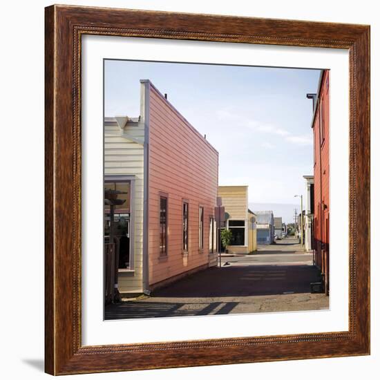 Fort Bragg Alleyway-Lance Kuehne-Framed Photographic Print