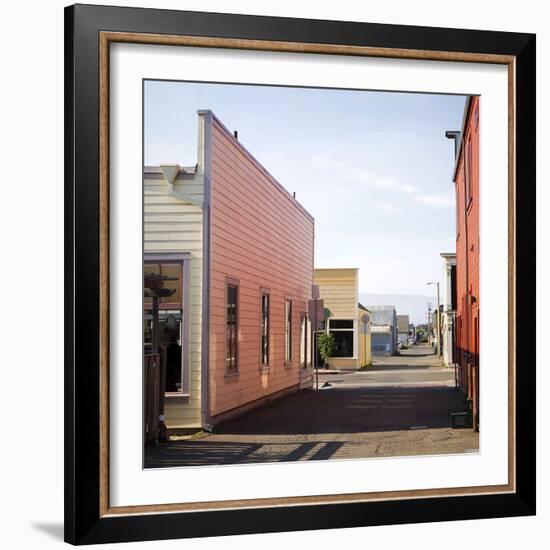 Fort Bragg Alleyway-Lance Kuehne-Framed Photographic Print