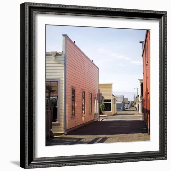 Fort Bragg Alleyway-Lance Kuehne-Framed Photographic Print