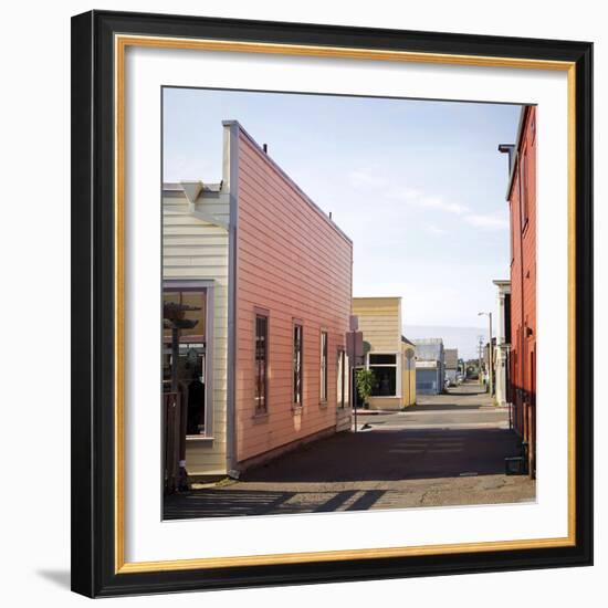 Fort Bragg Alleyway-Lance Kuehne-Framed Photographic Print