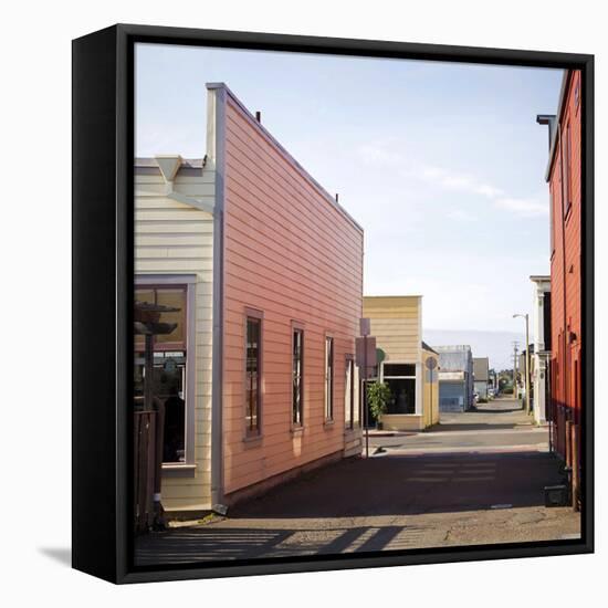 Fort Bragg Alleyway-Lance Kuehne-Framed Stretched Canvas