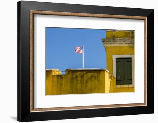 Fort Christiansted National Historic Site, Christiansted, St. Croix, US Virgin Islands.-Michael DeFreitas-Framed Photographic Print