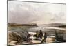 Fort Clark on the Missouri, February 1834-Karl Bodmer-Mounted Giclee Print