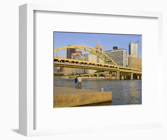 Fort Duquesne Bridge over the Allegheny River, Pittsburgh, Pennsylvania, United States of America,-Richard Cummins-Framed Photographic Print