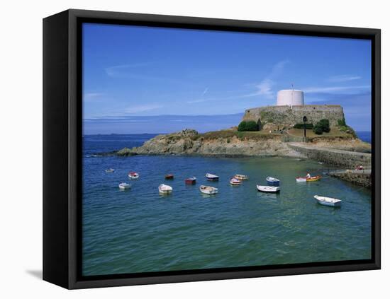 Fort Grey, Guernsey, Channel Islands, United Kingdom, Europe-Lightfoot Jeremy-Framed Premier Image Canvas