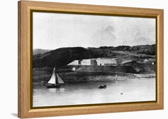 Fort Knox, Maine, 1870-1875-Seth Eastman-Framed Premier Image Canvas