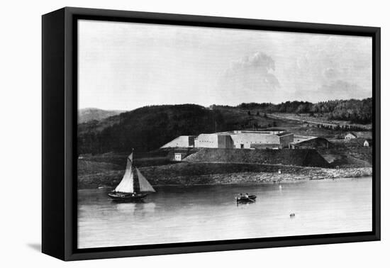 Fort Knox, Maine, 1870-1875-Seth Eastman-Framed Premier Image Canvas