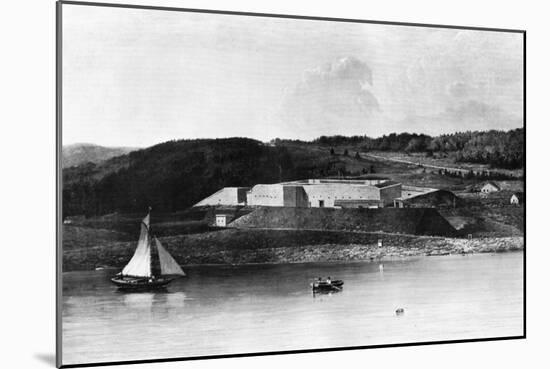 Fort Knox, Maine, 1870-1875-Seth Eastman-Mounted Giclee Print
