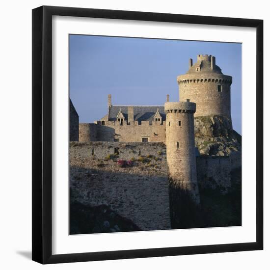 Fort La Latte, Cap Frehel, Brittany. 10th Century, Rebuilt 14th Century-Joe Cornish-Framed Photographic Print