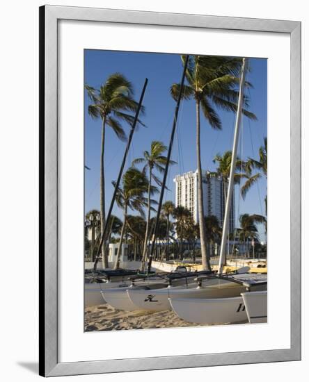 Fort Lauderdale Beach, Fort Lauderdale, Florida-Walter Bibikow-Framed Photographic Print