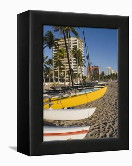 Fort Lauderdale Beach, Fort Lauderdale, Florida-Walter Bibikow-Framed Premier Image Canvas
