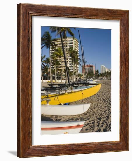 Fort Lauderdale Beach, Fort Lauderdale, Florida-Walter Bibikow-Framed Photographic Print