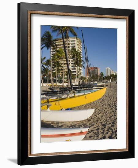 Fort Lauderdale Beach, Fort Lauderdale, Florida-Walter Bibikow-Framed Photographic Print