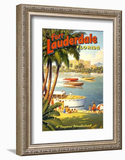 Fort Lauderdale, Florida-Kerne Erickson-Framed Art Print