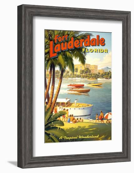 Fort Lauderdale, Florida-Kerne Erickson-Framed Art Print