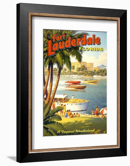 Fort Lauderdale, Florida-Kerne Erickson-Framed Art Print