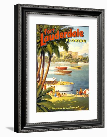 Fort Lauderdale, Florida-Kerne Erickson-Framed Art Print