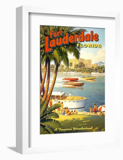 Fort Lauderdale, Florida-Kerne Erickson-Framed Art Print