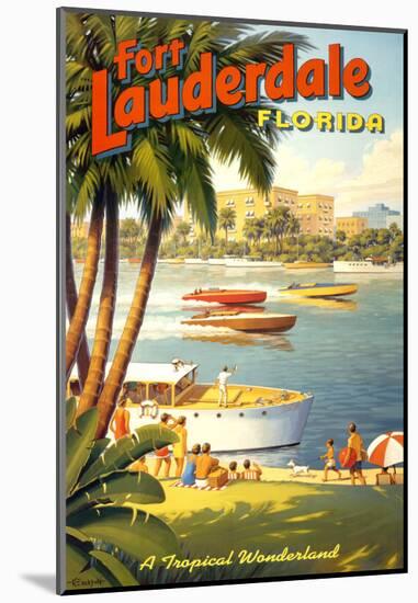 Fort Lauderdale, Florida-Kerne Erickson-Mounted Art Print