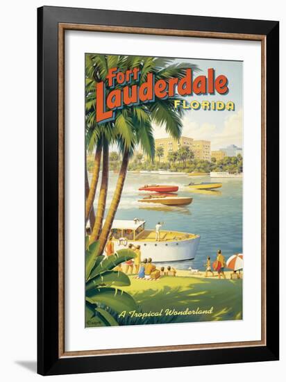 Fort Lauderdale, Florida-Kerne Erickson-Framed Premium Giclee Print