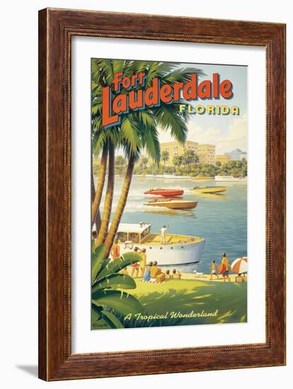 Fort Lauderdale, Florida-Kerne Erickson-Framed Giclee Print