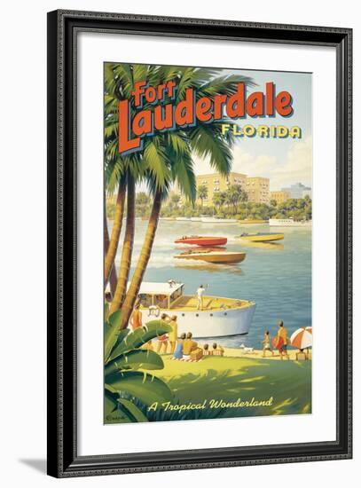 Fort Lauderdale, Florida-Kerne Erickson-Framed Giclee Print