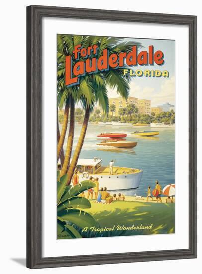 Fort Lauderdale, Florida-Kerne Erickson-Framed Giclee Print