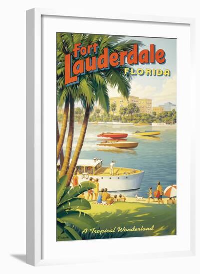 Fort Lauderdale, Florida-Kerne Erickson-Framed Giclee Print