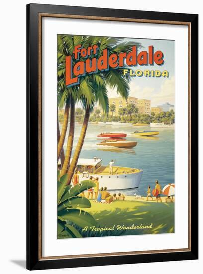 Fort Lauderdale, Florida-Kerne Erickson-Framed Giclee Print