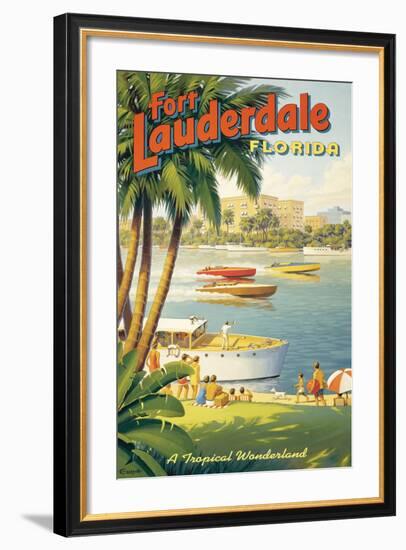 Fort Lauderdale, Florida-Kerne Erickson-Framed Giclee Print