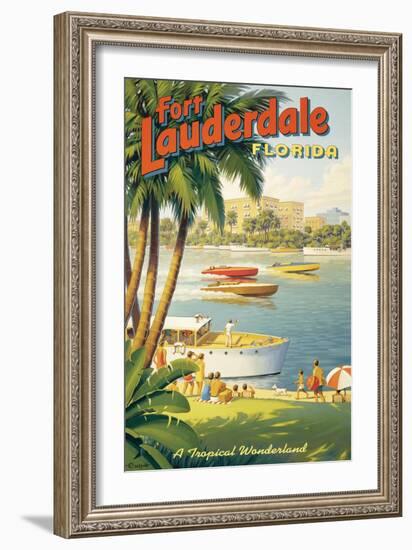 Fort Lauderdale, Florida-Kerne Erickson-Framed Art Print