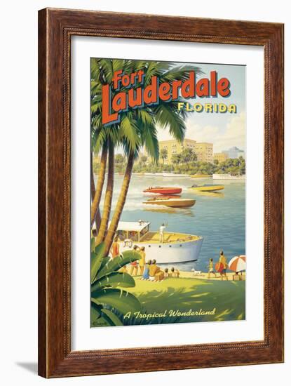 Fort Lauderdale, Florida-Kerne Erickson-Framed Art Print