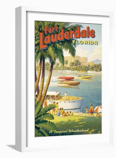 Fort Lauderdale, Florida-Kerne Erickson-Framed Art Print