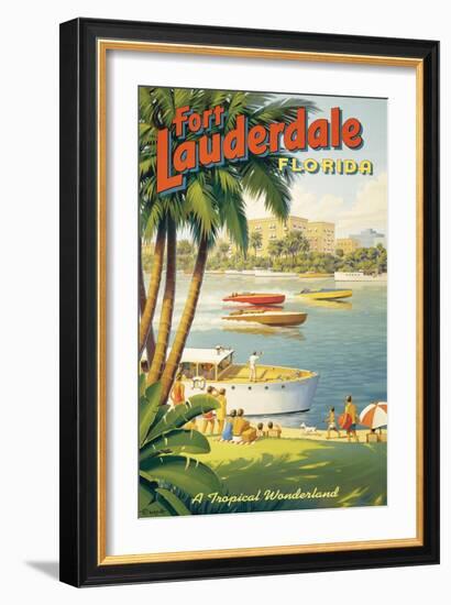 Fort Lauderdale, Florida-Kerne Erickson-Framed Art Print