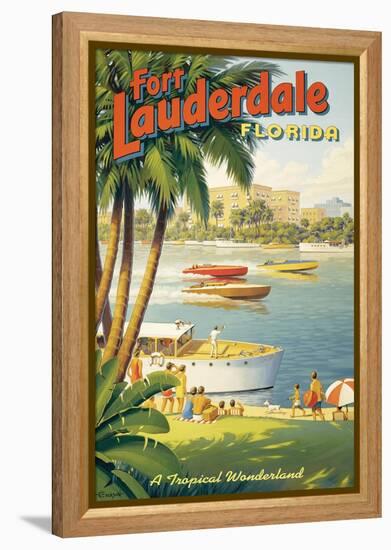 Fort Lauderdale, Florida-Kerne Erickson-Framed Stretched Canvas