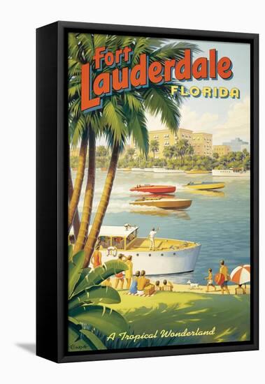 Fort Lauderdale, Florida-Kerne Erickson-Framed Stretched Canvas