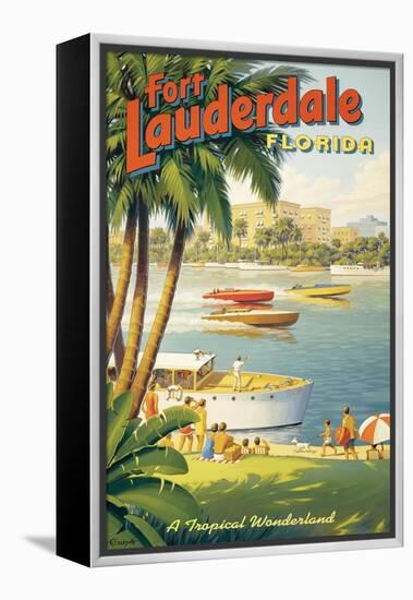 Fort Lauderdale, Florida-Kerne Erickson-Framed Stretched Canvas