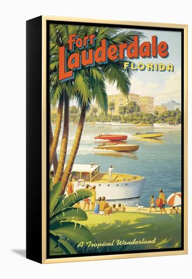 Fort Lauderdale, Florida-Kerne Erickson-Framed Stretched Canvas