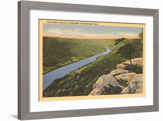 Fort Loudon Dam, Tennessee River-null-Framed Art Print