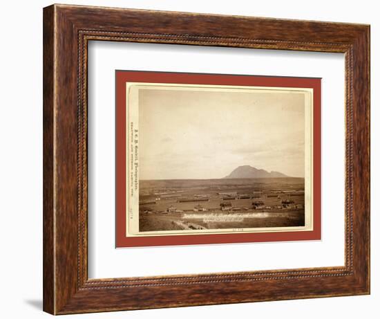 Fort Meade, Dakota. Bear Butte, 3 Miles Distant-John C. H. Grabill-Framed Giclee Print