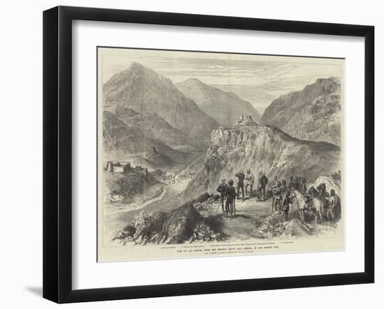 Fort of Ali Musjid, from the Heights Above Lala Cheena, in the Khyber Pass-null-Framed Giclee Print