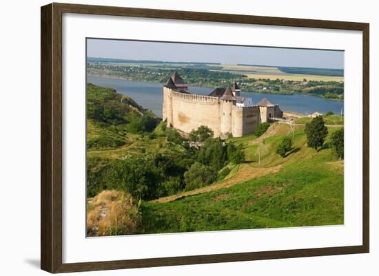 Fort of Khotyn, Chernivtsi Oblast Province, Ukraine, Europe-Bruno Morandi-Framed Photographic Print