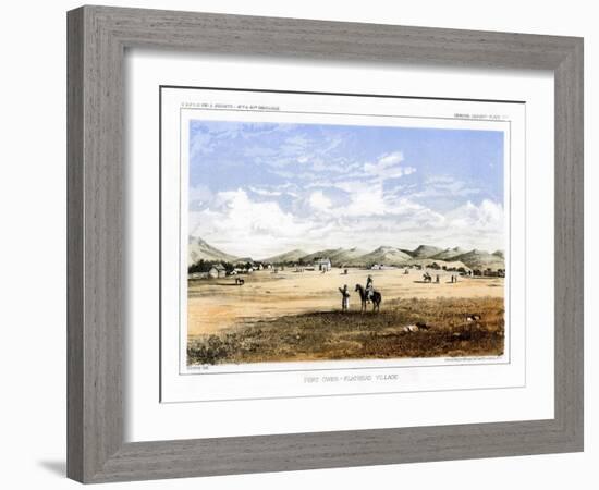 Fort Owen, Flathead Village, USA, 1856-John Mix Stanley-Framed Giclee Print