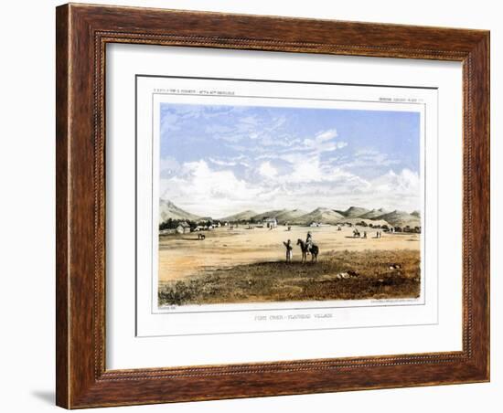 Fort Owen, Flathead Village, USA, 1856-John Mix Stanley-Framed Giclee Print