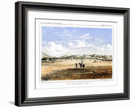 Fort Owen, Flathead Village, USA, 1856-John Mix Stanley-Framed Giclee Print