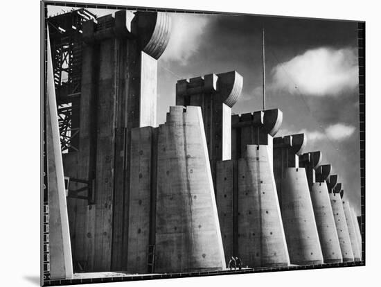 Fort Peck Dam as Featured on the Very First Cover of Life Magazine-Margaret Bourke-White-Mounted Premium Photographic Print
